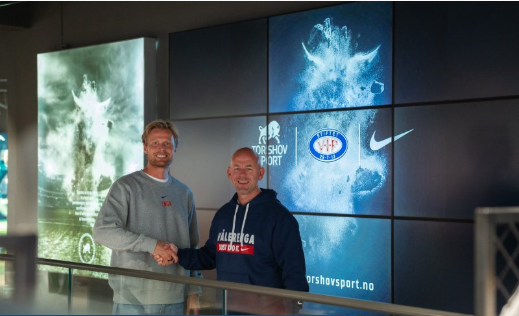 Andreas Aalbu og David Nordbeck i Nike hos Torshov Sport (Foto: Vålerenga)