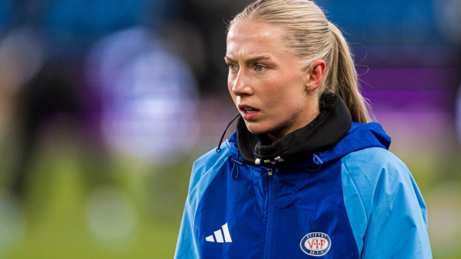 231125 Thea Bjelde of Vålerenga ahead of the cup final between Rosenborg and Vålerenga on November 25, 2023 in Oslo. Photo: Marius Simensen / BILDBYRÅN / Cop 238