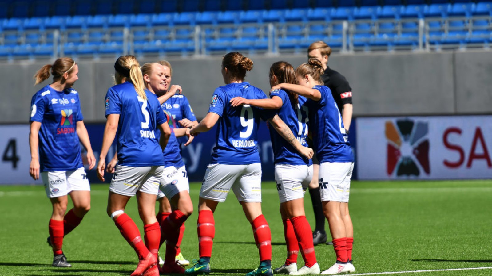 Vi håper på lignende jubelscener på søndag. Foto: Morten M. Larød