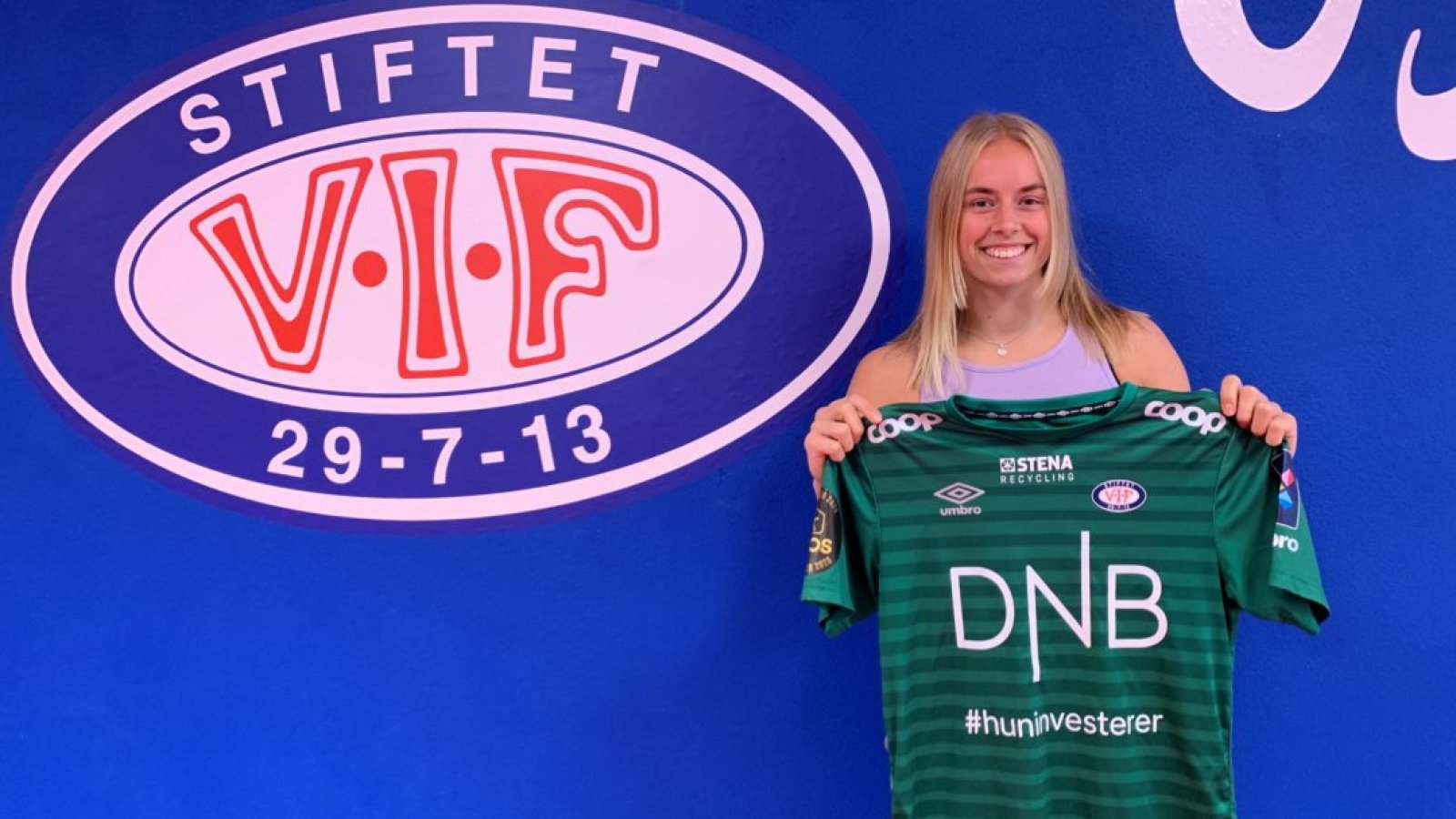 Klara Sporsem er klar for Vålerenga. Foto: Vålerenga Fotball