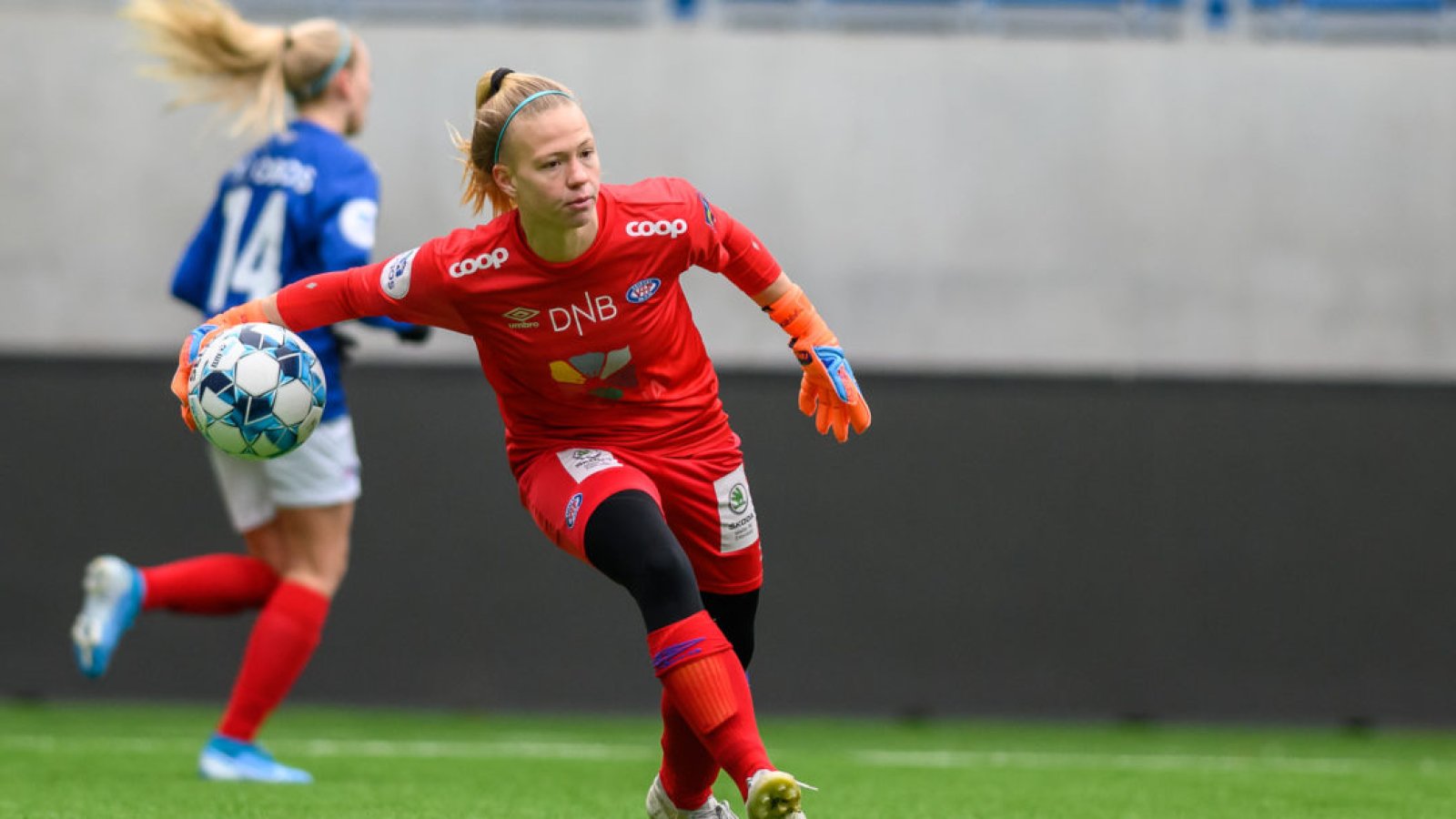 Jalen "JJ" Tompkins holdt nullen i sin Vålerenga-debut. Foto: Morten Mitchell Larød / SPORTFOTO
