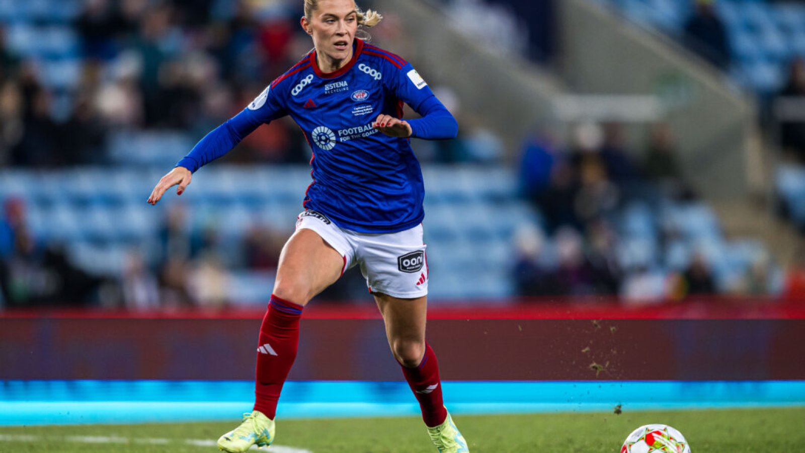 231125 Mimmi Löfwenius Veum of Vålerenga during the cup final between Rosenborg and Vålerenga on November 25, 2023 in Oslo. Photo: Marius Simensen / BILDBYRÅN / Cop 238