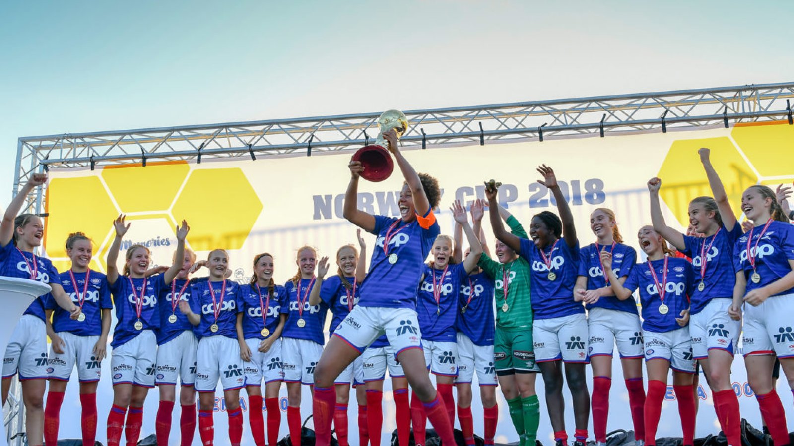 J19 vant Norway Cup i 2018. Foto: Morten Larød