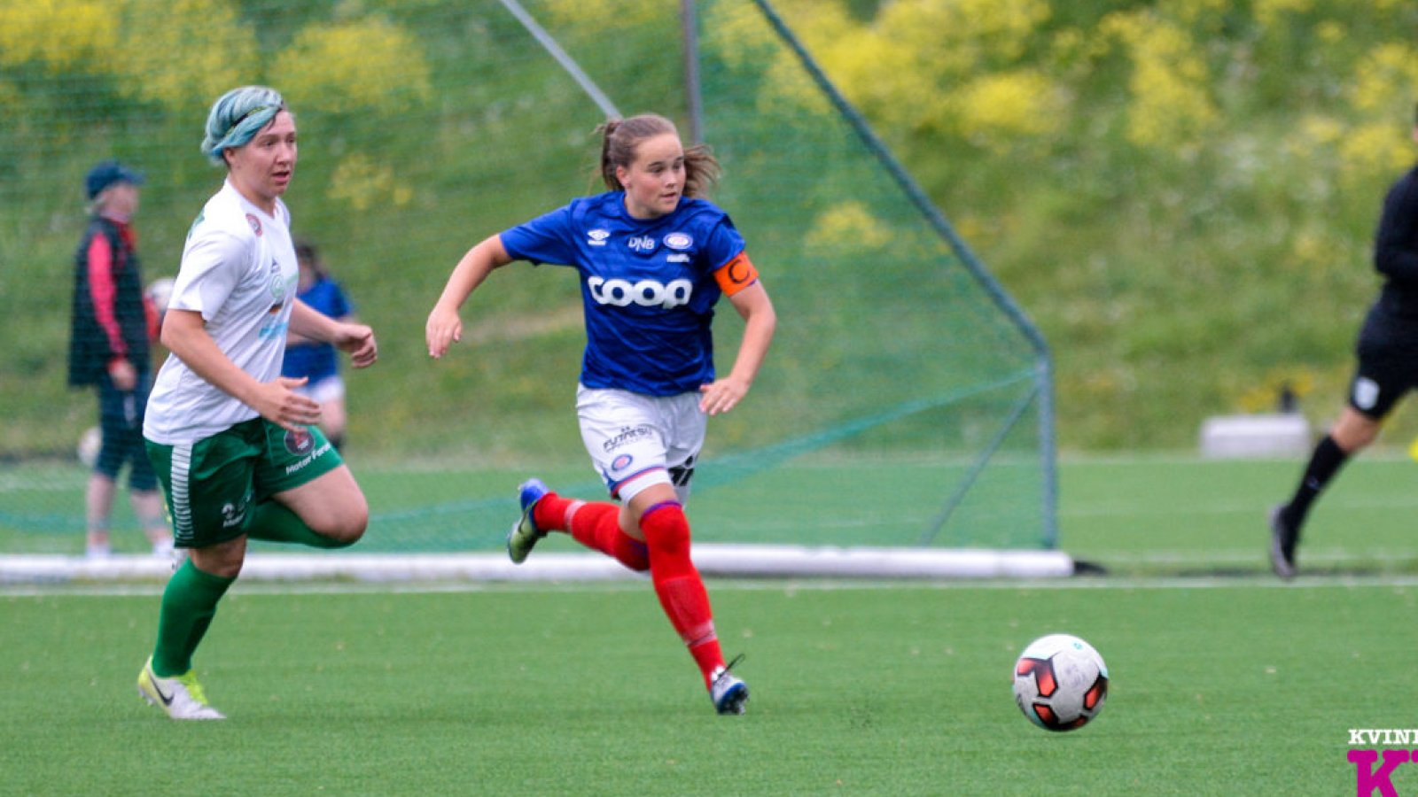 Kine Fløtre noterte seg for ett mål borte mot Ottestad. Foto: Kvinneidrett.no