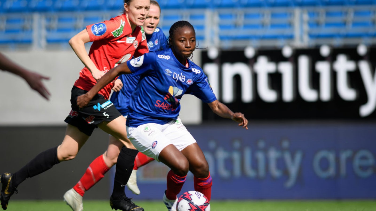 Toppserie-kamp i fotball mellom Vålerenga og Arna-Bjørnar på Intility Arena 28. april 2019 Resultatet ble 1–0. Foto: Morten M. Larød / Sportfoto