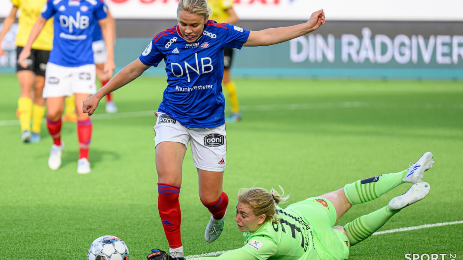 Mari Nyhagen tegnet seg på scoringslista mot Kongsvinger. Foto: Morten Mitchell Larød / SPORTFOTO