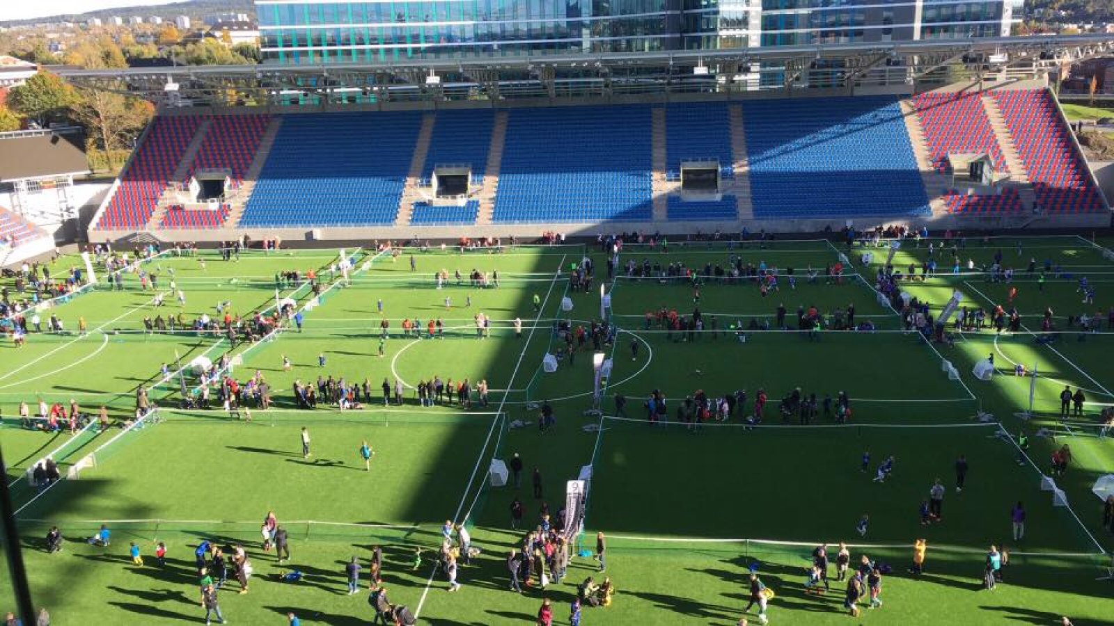 Fra fjorårets 3v3 cup. Foto: Vålerenga Fotball