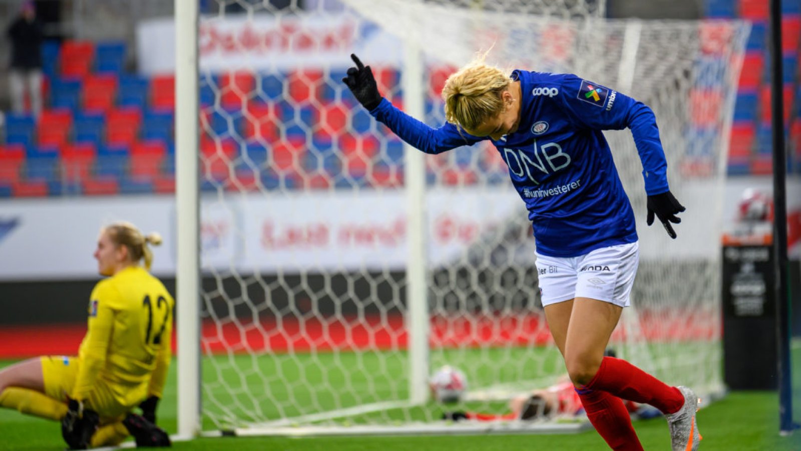 Celin Bizet Ildhusøy tegnet seg på scoringslisten da Arna Bjørnar ble slått 4-0 i fjor. Foto: Morten Mitchell Larød / SPORTFOTO