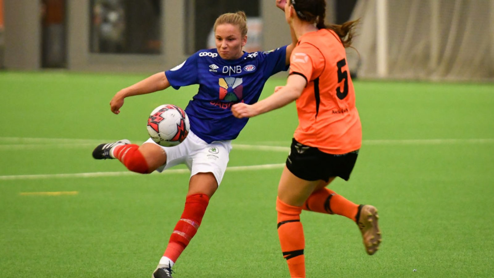 Svanhild Sand er 1 av 2 VIF-spillere som er tatt ut i U23-troppen. Foto: Morten M. Larød