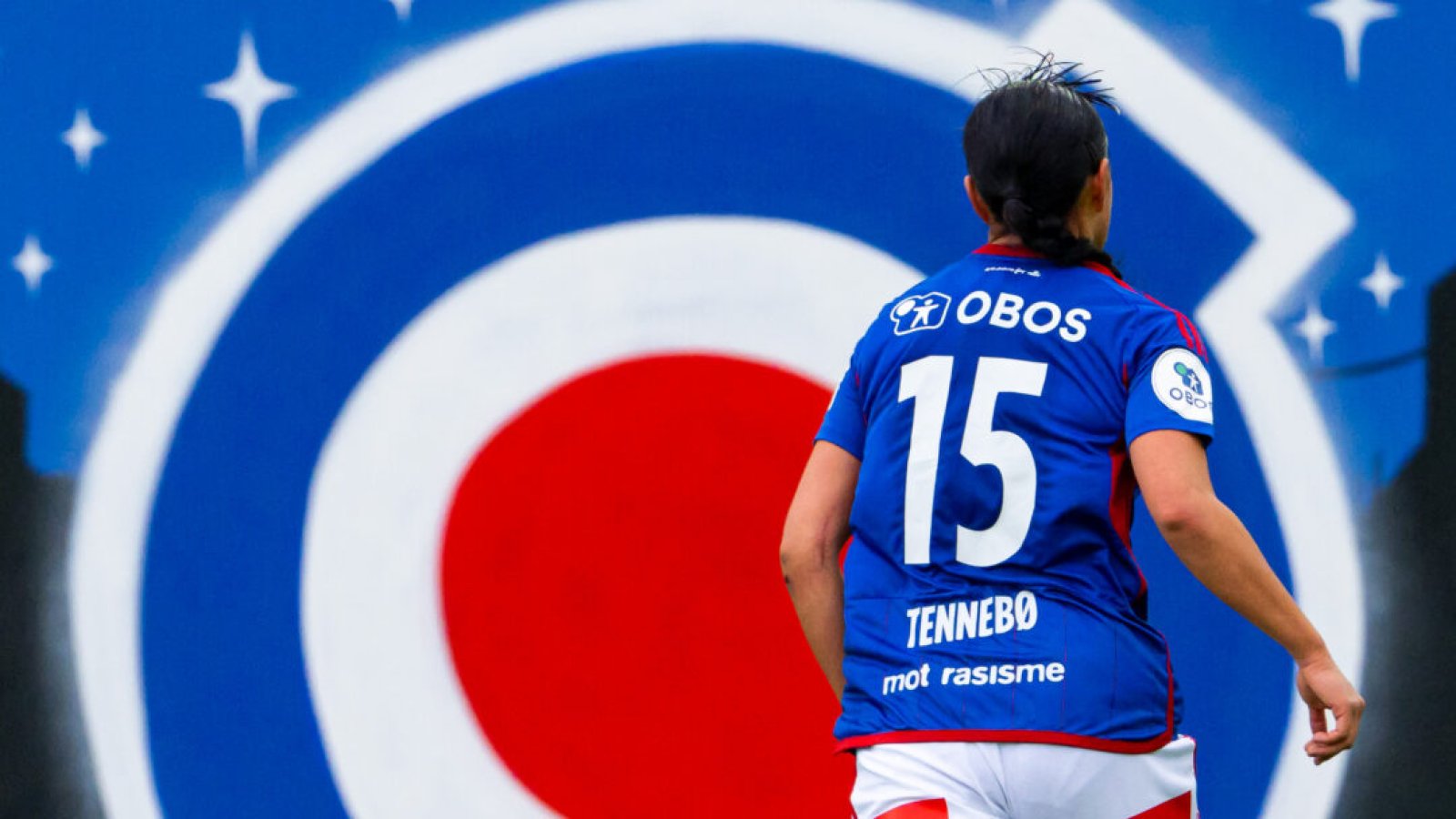 230415 Ylinn Tennebø of Vålerenga during the Toppserien football match between Vålerenga and Avaldsnes on April 15, 2023 in Oslo. Photo: Vegard Grøtt / BILDBYRÅN / kod VG / VG0438