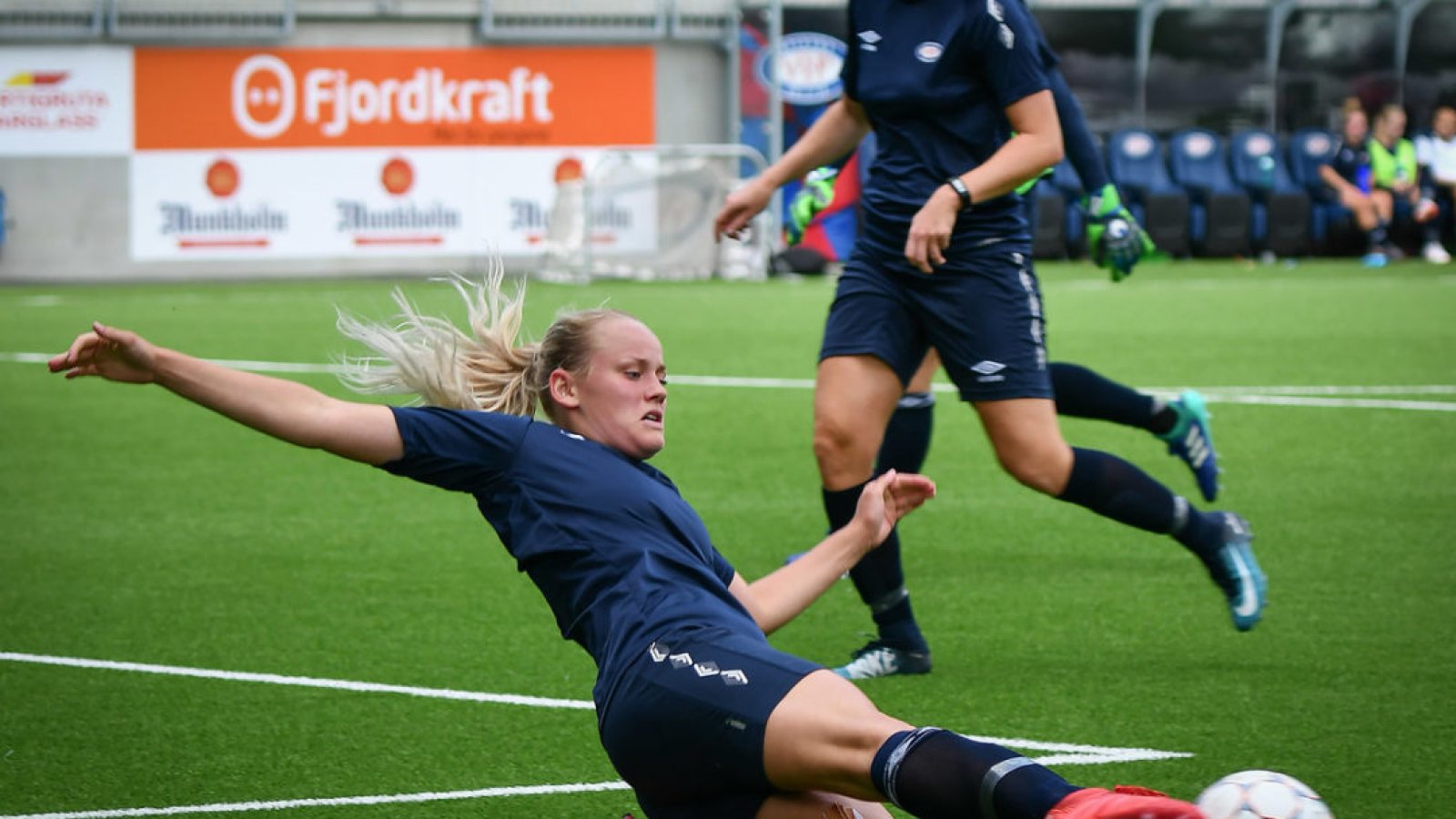 Treningskamp før høstsesongen. Foto: Morten Mitchell Larød