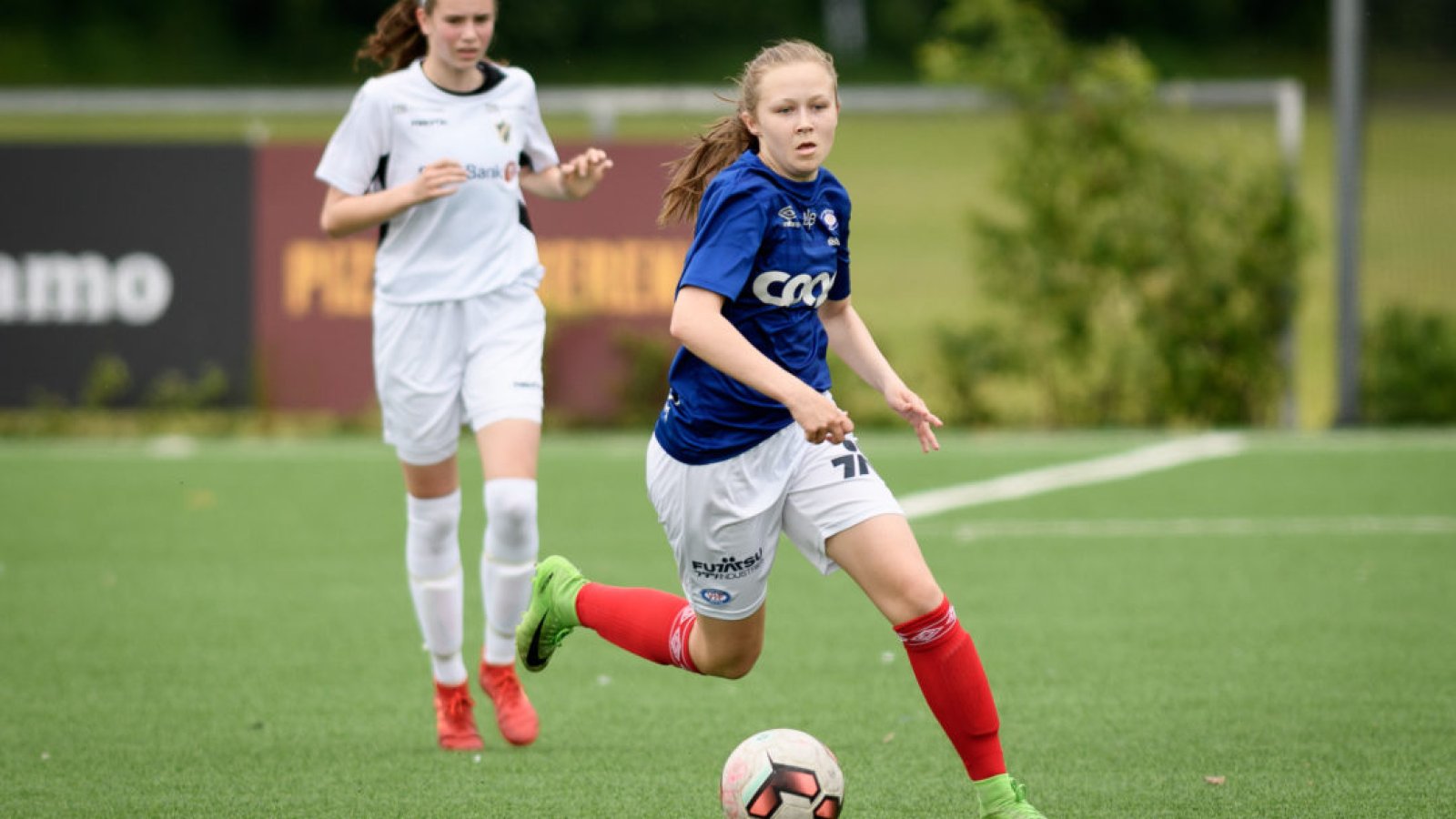 Adele Thomassen fastsatte sluttresultatet til 2-2. Foto: Morten M. Larød / Sportfoto