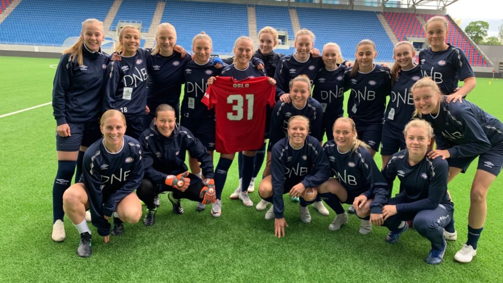 Spillerne ser frem til å møte Manchester United 31. juli. Foto: Vålerenga Fotball